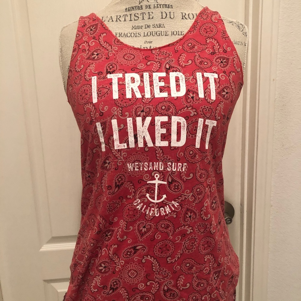 Graphic tank top
